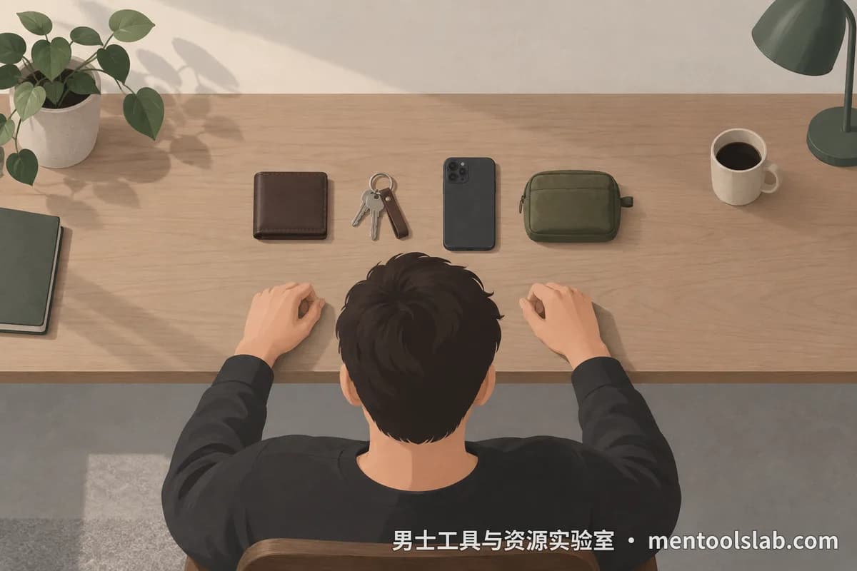 男生随身物品清单 25 项:通勤、约会、出差 3 版 EDC 表(附替换建议)